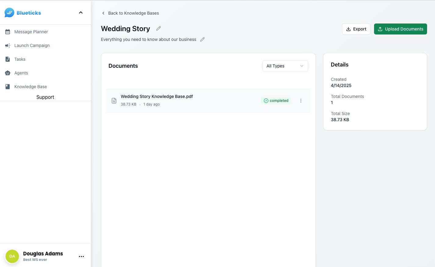 Knowledge Base Settings
