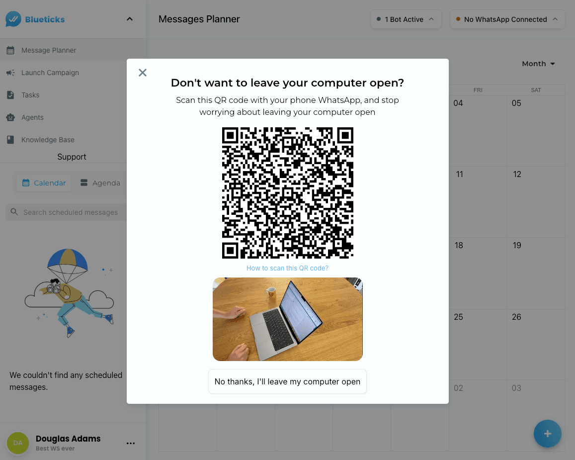 Offline Scheduling Blueticks Guides