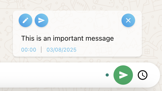 Scheduled Message